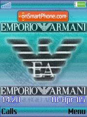 Capture d'écran Armani thème