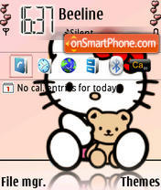 Скриншот темы Hello Kitty 05