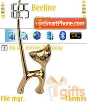 Gold Cat tema screenshot