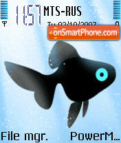 Скриншот темы Animated Fish