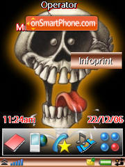 Funny Skull Theme-Screenshot