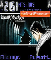 Byakuya Kuchiki Theme-Screenshot