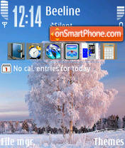 Winter Tree 01 tema screenshot