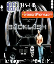 Back Lash es el tema de pantalla