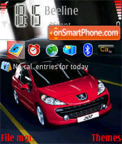 Peugeot 207 01 tema screenshot