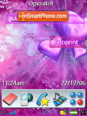 Purple Hearts P1i theme screenshot