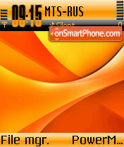 Capture d'écran Orangeade thème