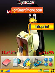 Скриншот темы Linux