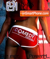 Comedy Club Symbian 81 theme screenshot