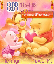 Pooh And Friends Animated tema screenshot
