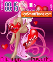 Скриншот темы Love 10