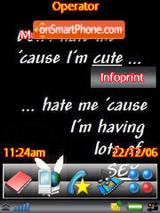 Hate tema screenshot