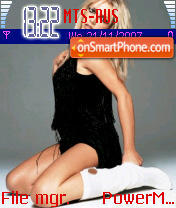 Britney tema screenshot