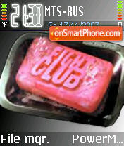 Fight Club tema screenshot