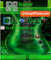 Green Guitar es el tema de pantalla