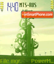 Green tema screenshot