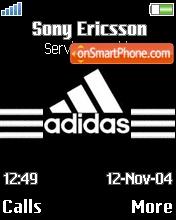 Adidas Performance tema screenshot