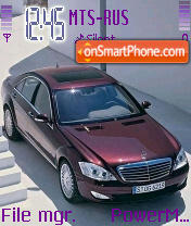 Скриншот темы Mercedes S Class