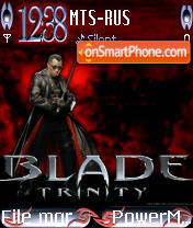 Blade3 Trinity Fulle With New Clock theme screenshot