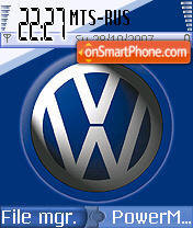 VW theme screenshot