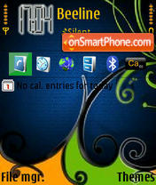 Beautiful Abstract tema screenshot