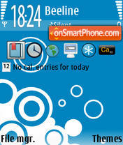 Oxygen theme screenshot