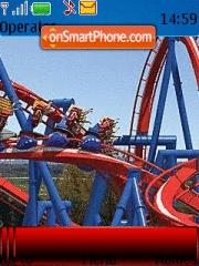 Rollercoaster tema screenshot