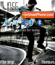 Skate tema screenshot