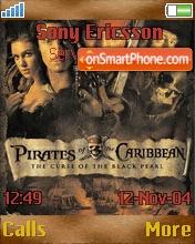 Скриншот темы Pirates Of Caribbean