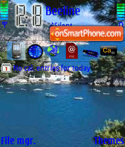 Island 02 tema screenshot