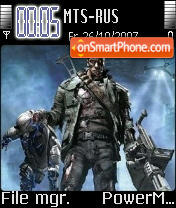 Capture d'écran Terminator 01 thème