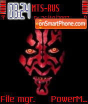 Darth Maul 02 tema screenshot