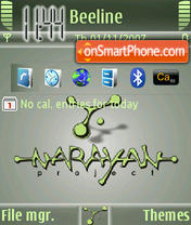 Narayan tema screenshot