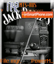 Animated Jack Daniels tema screenshot