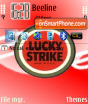 Lucky Strike es el tema de pantalla