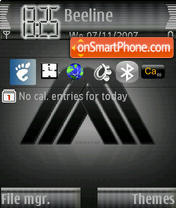 Black MM tema screenshot