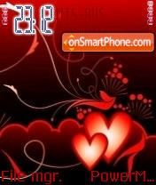 Abstract Heart tema screenshot