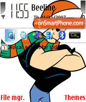 Johnny Bravo tema screenshot