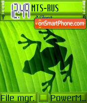 Frog Inside theme screenshot