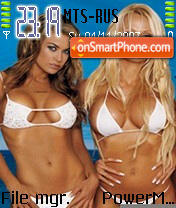 Скриншот темы Pam Anderson VS Carmen Electra