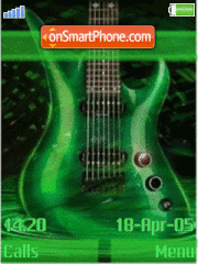 Guitar tema screenshot