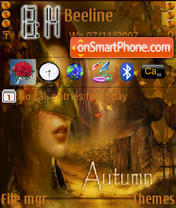 Capture d'écran Autumn Fairy thème