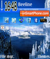 Winter Lake es el tema de pantalla