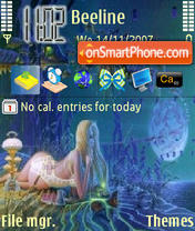 Dreaming Fairy tema screenshot