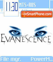 Evanescence 04 es el tema de pantalla