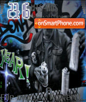 Скриншот темы Gangsta Grafitti