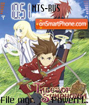 Tales Of Symphonia es el tema de pantalla