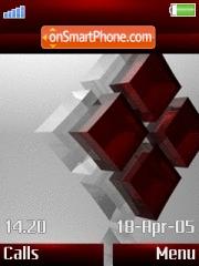 Red Windows tema screenshot