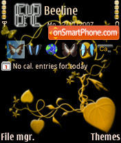 4 Flowers tema screenshot