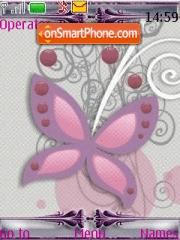 Abstract Butterfly tema screenshot